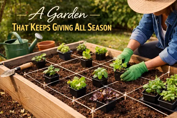 The Secret to a Garden That Keeps Giving All Season Long,Nelson Perez