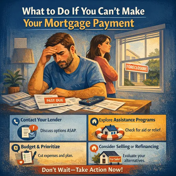 What to Do If You Can’t Make Your Mortgage Payment