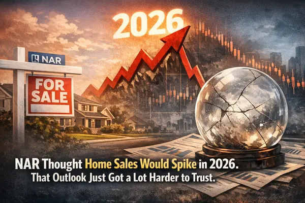 NAR Thought Home Sales Would Spike in 2026. That Outlook Just Got a Lot Harder to Trust