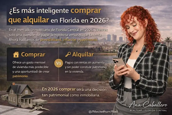 El nuevo cálculo inmobiliario en Florida: por qué ser propietario sigue siendo una estrategia de patrimonio en 2026,Ana Caballero Simon