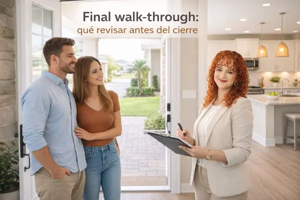 ¿Qué puede exigir un comprador en el final walk-through? Guía para sellers en East Orlando y Oviedo