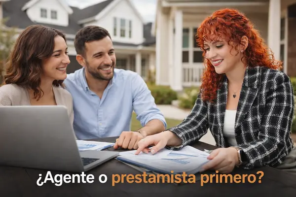 ¿Debo contactar primero a un agente inmobiliario o a un lender? Guía para compradores primerizos