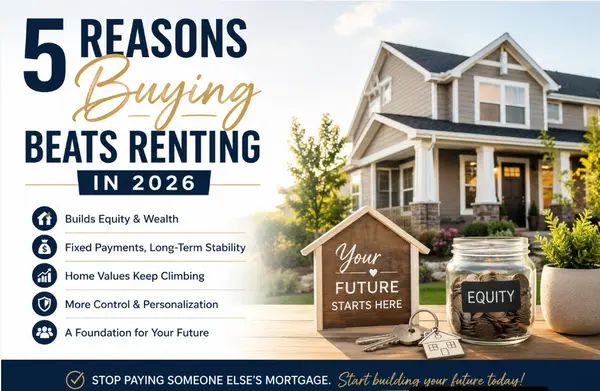 5 Reasons Buying Beats Renting in 2026 | Texas First-Time Homebuyer Guide