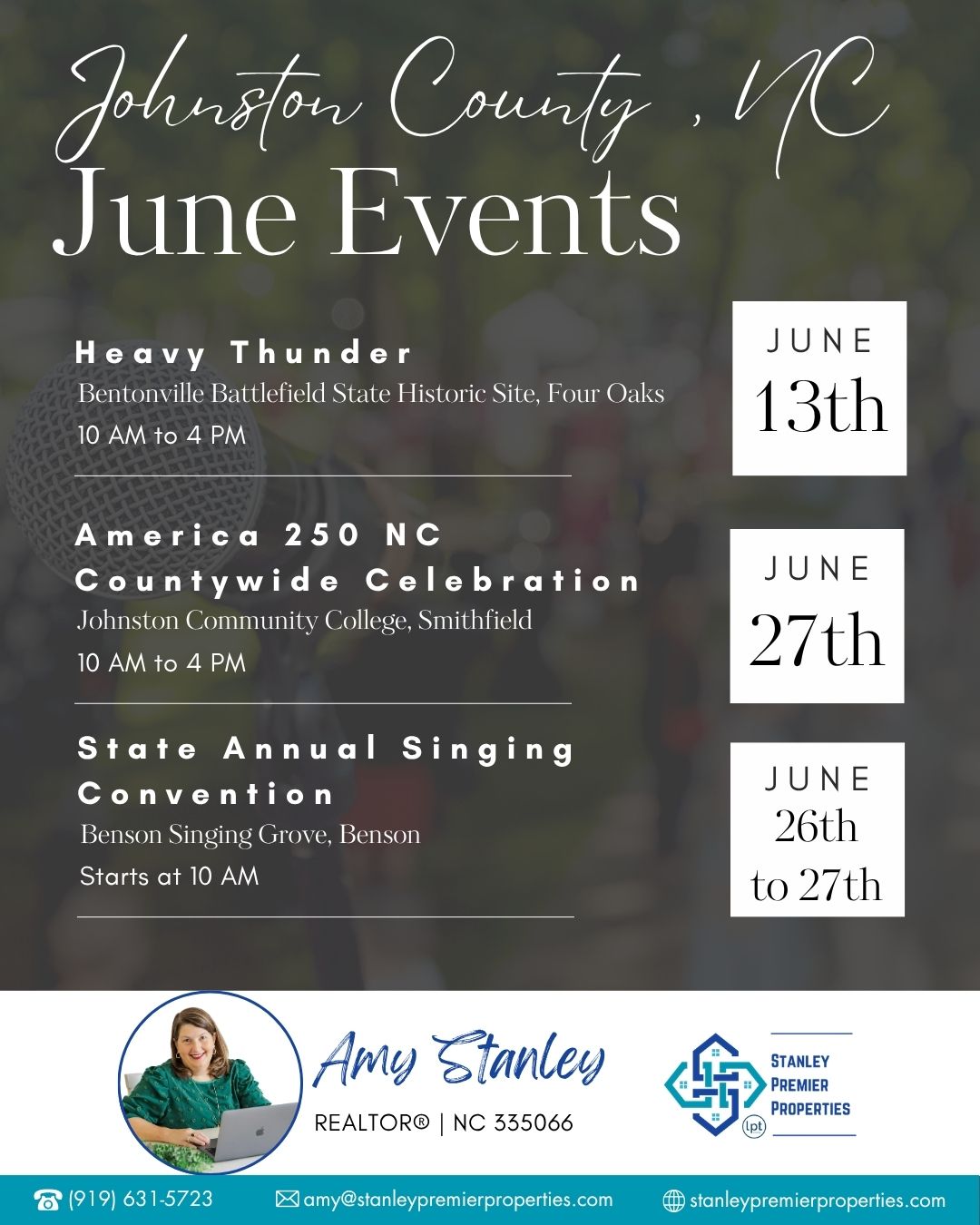 June Events in Johnston County Worth Adding to Your Calendar