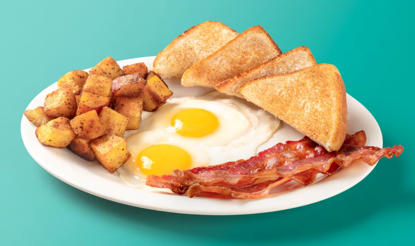 Eggs Up Grill in Benson - food in a plate.