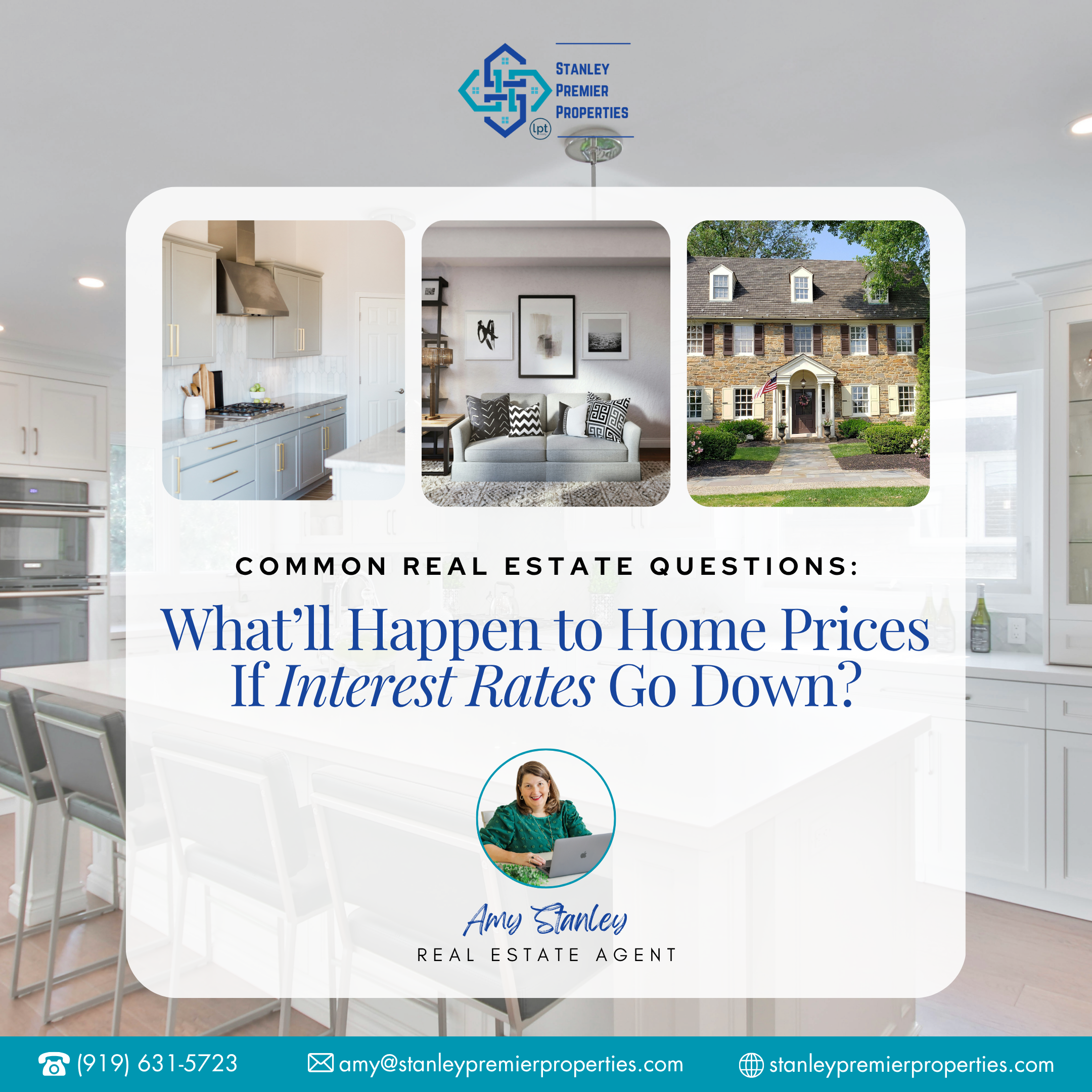 Homebuyer reviewing mortgage rates and housing market trends while planning a confident home search