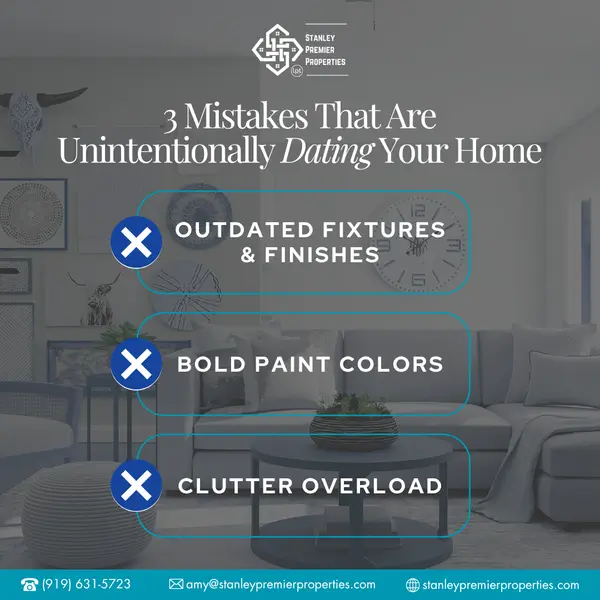 Common Home Selling Mistakes That Can Make Your Home Feel Dated