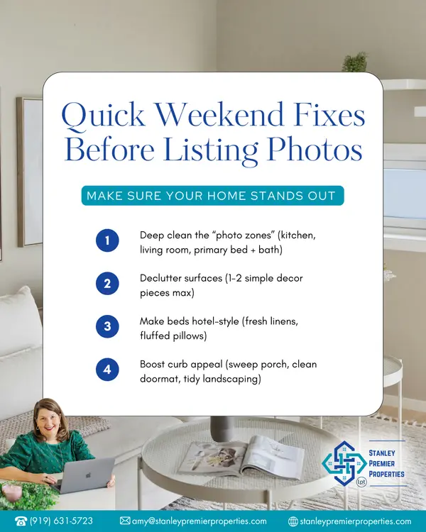 Quick Weekend Fixes Before Listing Photos,Amy Stanley