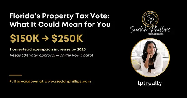 feature image of Florida's Property Tax Ballot Measure: What Homeowners Should Know Before Nov. 3