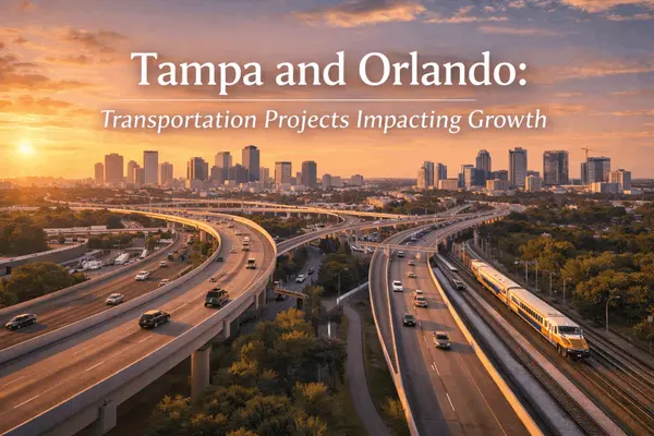 feature image of Tampa and Orlando Transportation Projects Impacting Growth