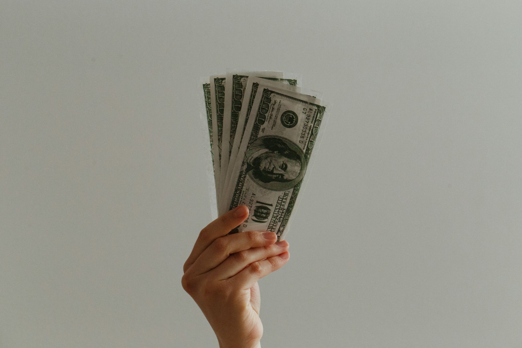 Buyer reviewing finances before purchasing a home