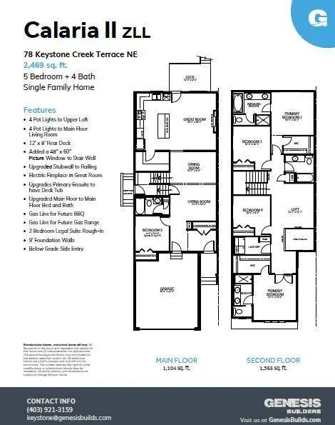 78 Keystone Creek TER NE, Calgary, AB T3P 2T6