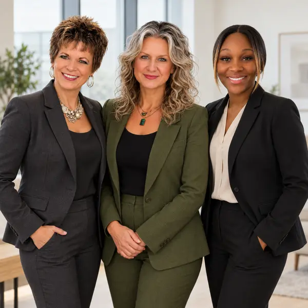 Confident women in a bright modern office