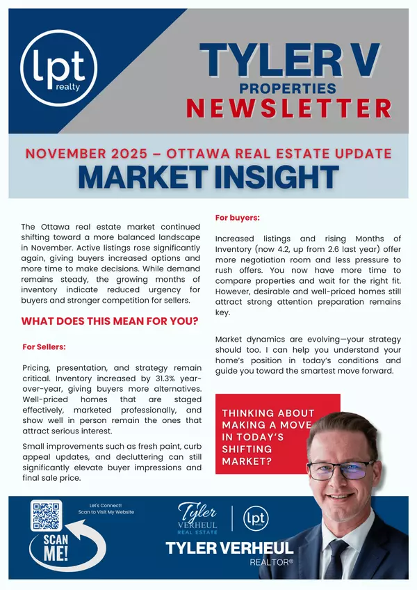 feature image of Ottawa Real Estate Market Update: November Trends You Need to Know