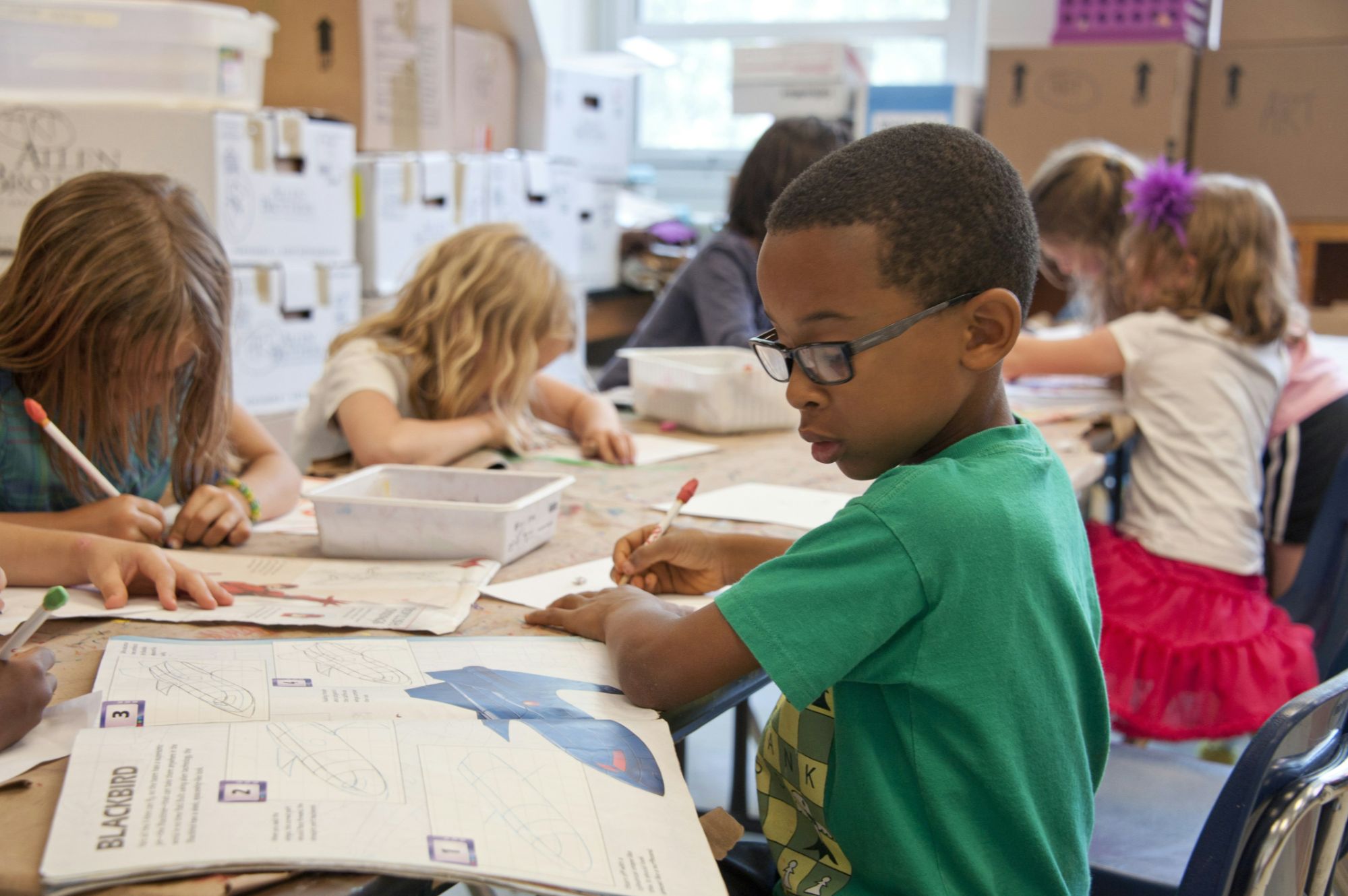 Students in classroom Kyle TX schools