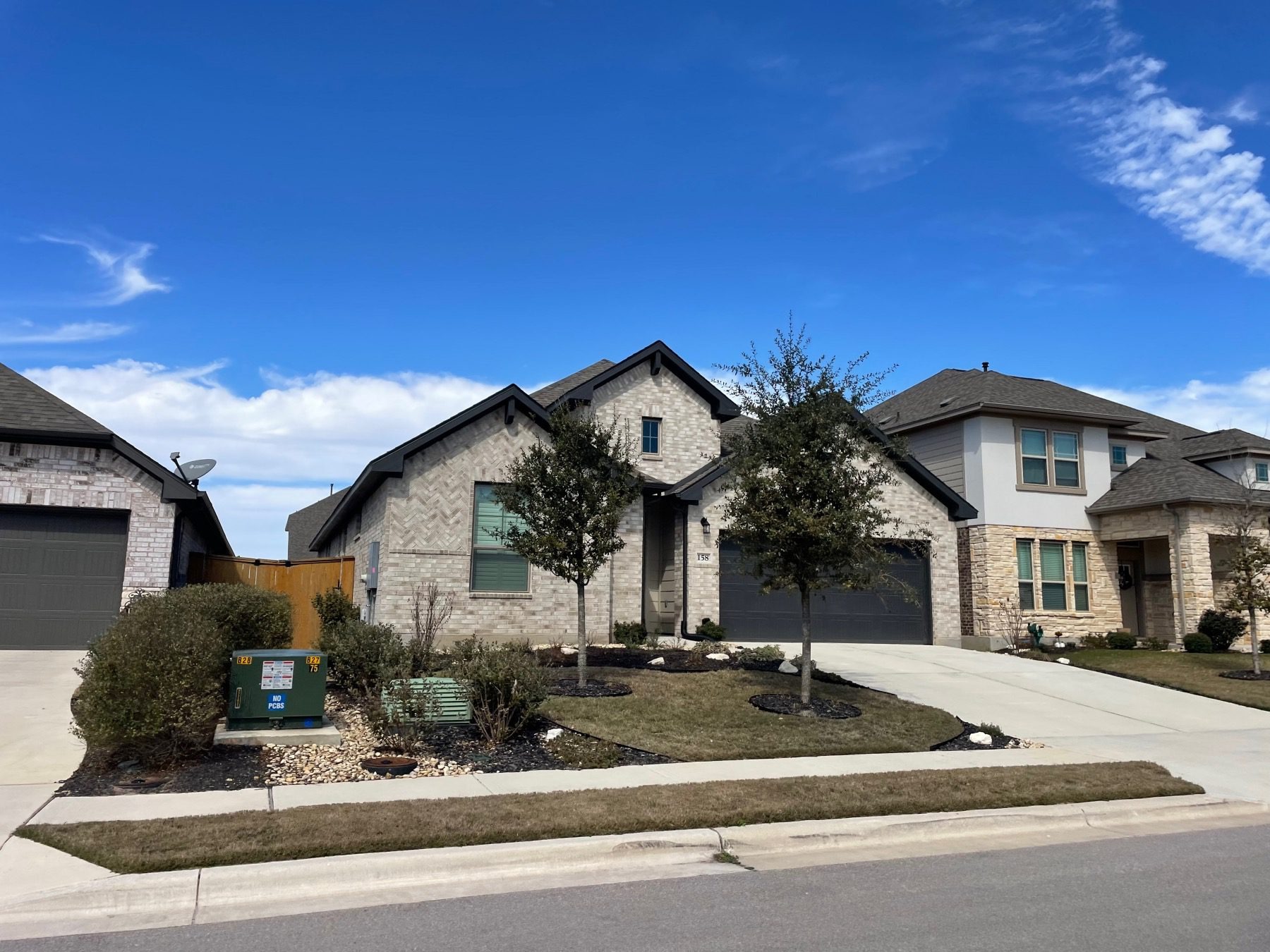 New homes in Kyle TX neighborhood