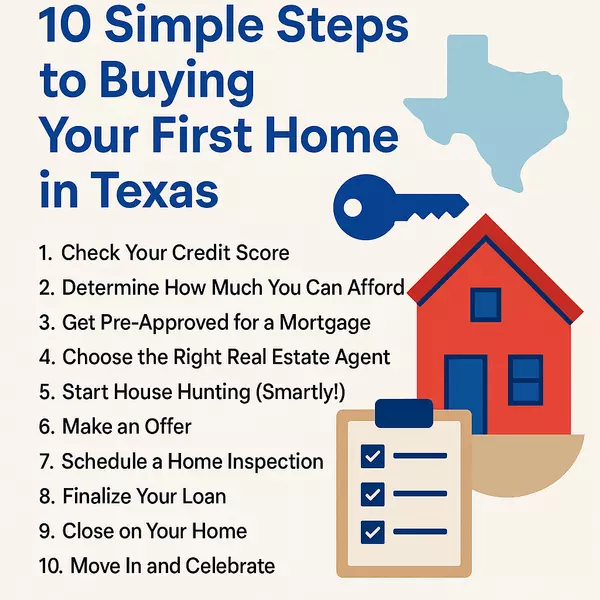 10 Simple Steps to Buying Your First Home in Texas