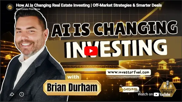 Investor Fuel Podcast: How AI Is Changing Real Estate Investing | Off-Market Strategies & Smarter Deals