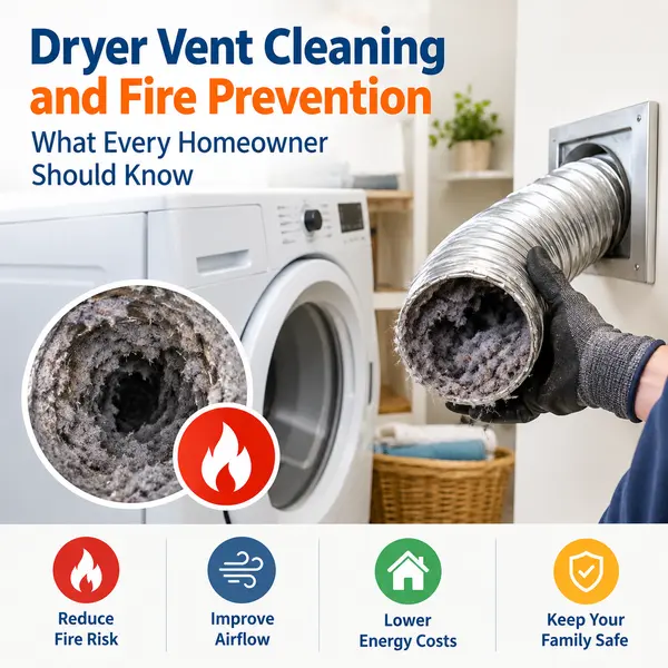 Dryer Vent Cleaning and Fire Prevention: What Every Homeowner Should Know,GEORGE WOODS