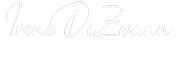 Irene DeZwaan Name Logo White
