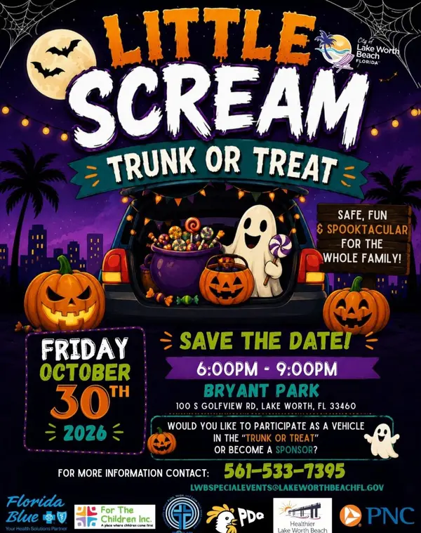 Little Scream Trunk or Treat 2026 | Lake Worth Beach Halloween Event