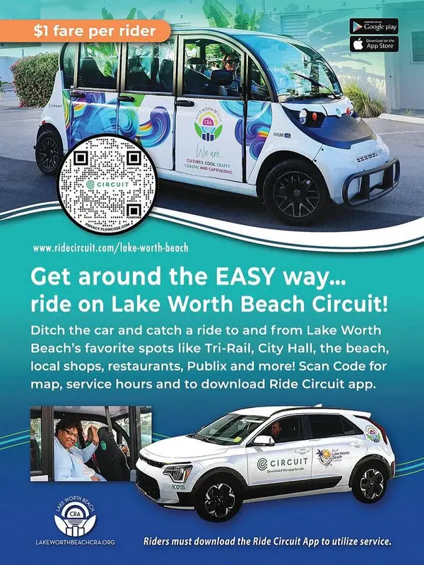  Ride Circuit in Lake Worth Beach- The $1 Electric Shuttle That Makes Getting Around Town Easy,Twins Selling The Palm Beaches
