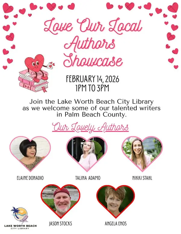 Love Our Local Authors Showcase in Lake Worth Beach Meet Palm Beach County Writers at the City Library – February 14, 2026,Twins Selling The Palm Beaches