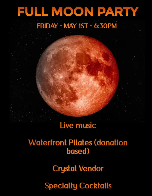  Full Moon Party in Lake Worth Beach – May 1st at the Beach Club