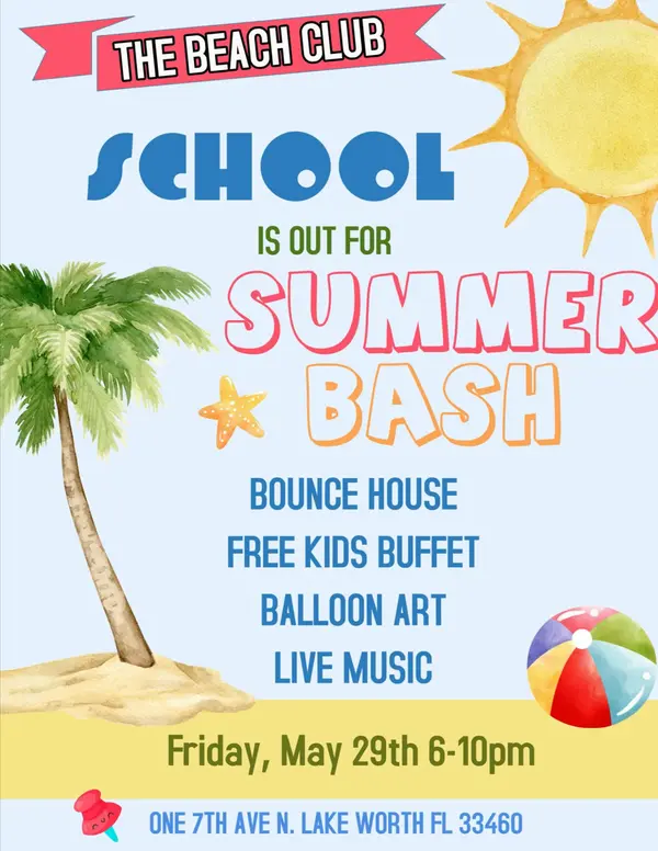 School Is Out Summer Bash in Lake Worth Beach 