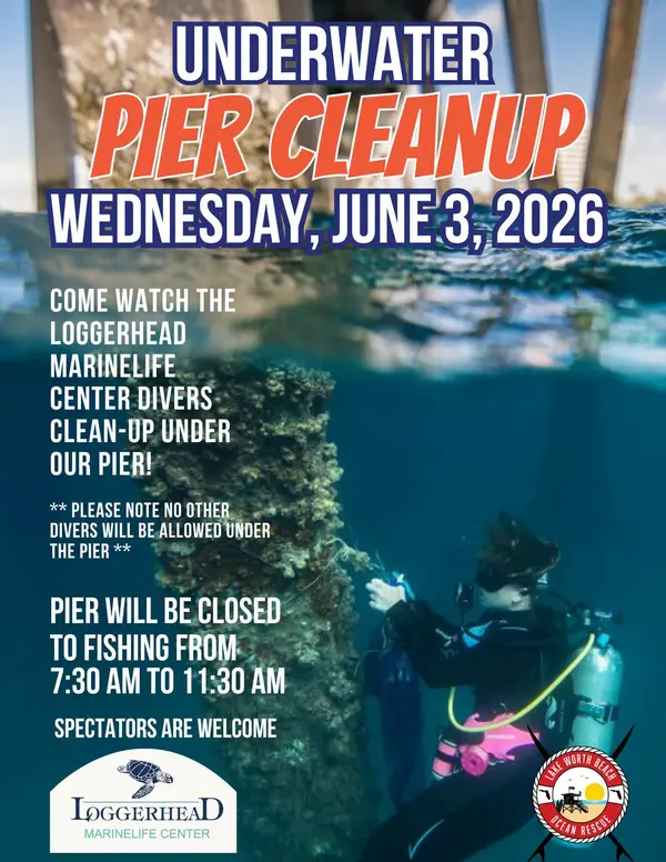 Underwater Pier Cleanup Returns to Lake Worth Beach on June 3, 2026