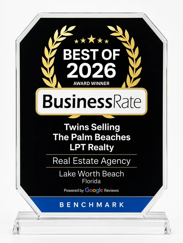 Twins Selling The Palm Beaches Named a Best of 2026 Real Estate in Lake Worth Beach by BusinessRate!