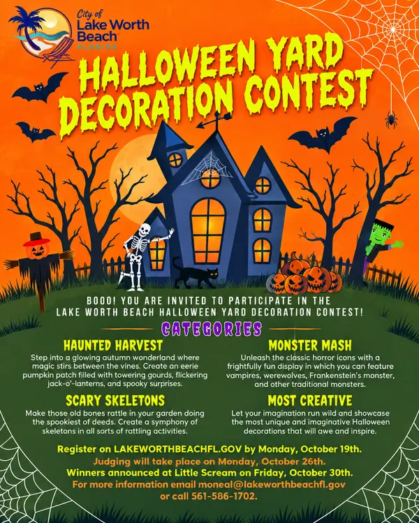 Lake Worth Beach Halloween Yard Decoration Contest 2026