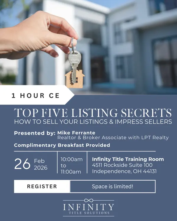 CE 1 Hour - Top 5 Listing Secrets!,Mike Ferrante