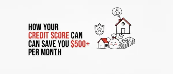 How Your Credit Score Can Save You $500+ Per Month