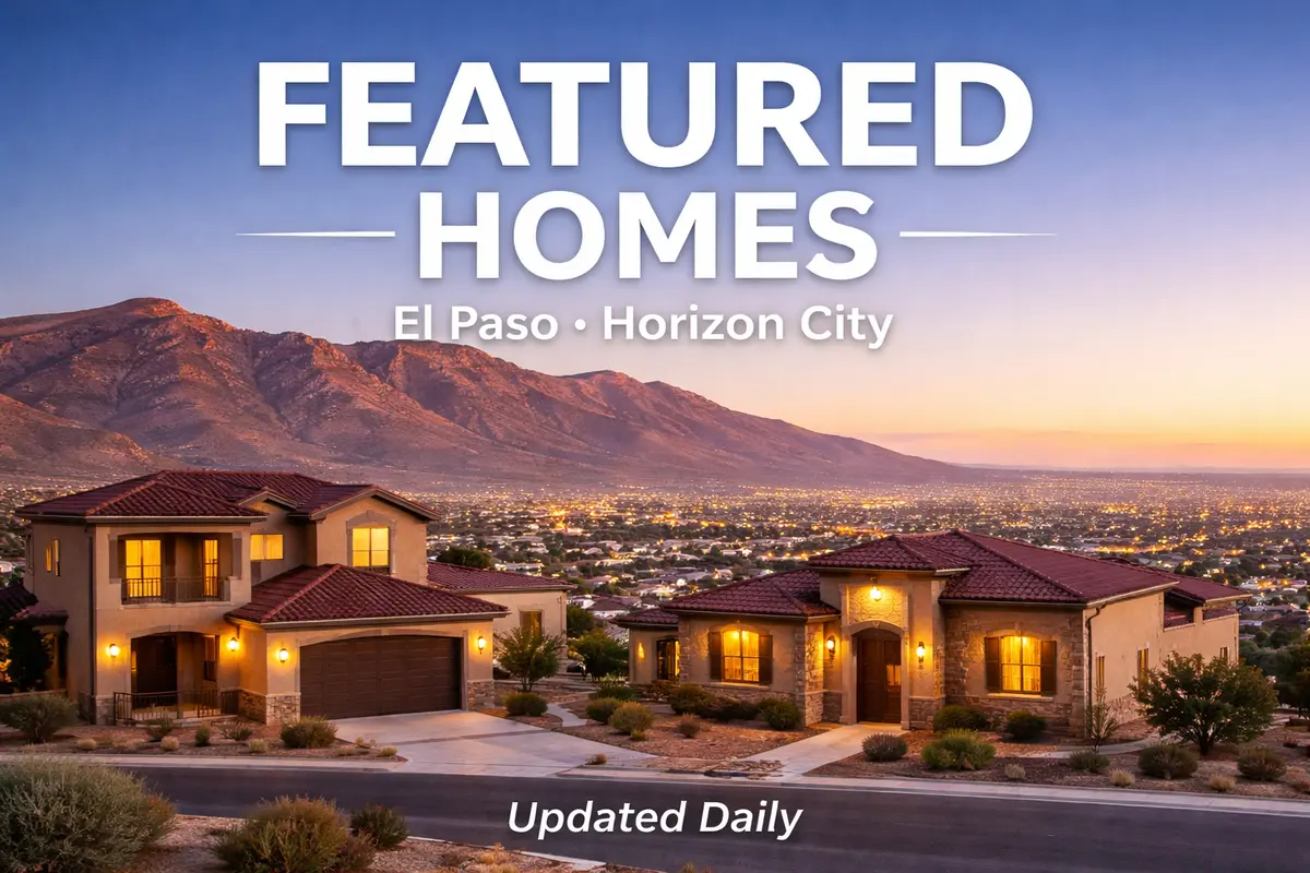 El Paso homes for sale modern exterior