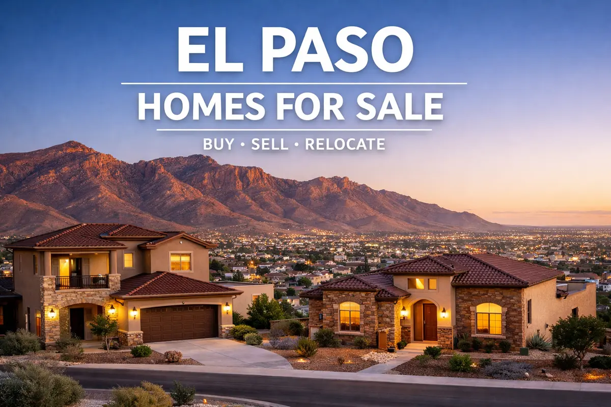 El Paso homes for sale near Fort Bliss 
