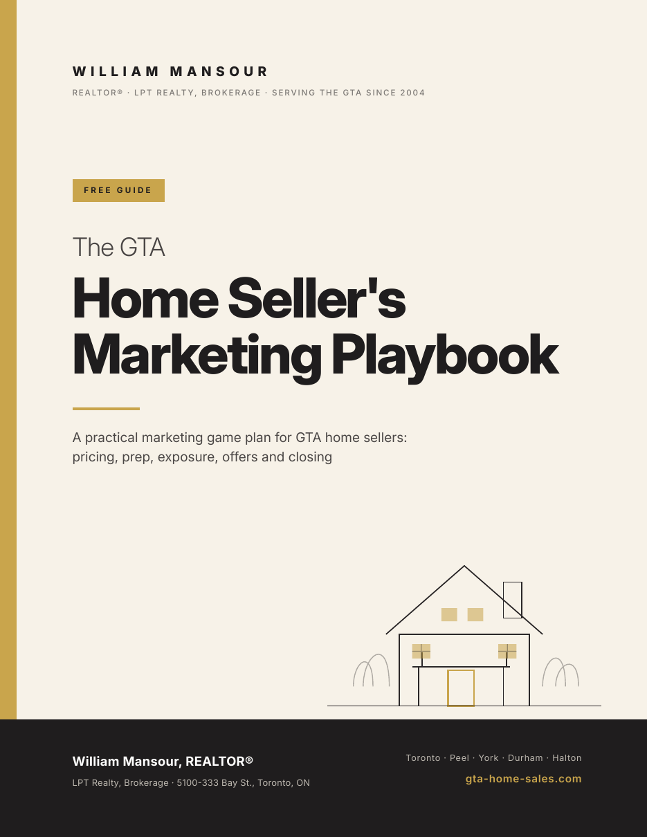GTA Home Seller's Marketing Playbook cover
