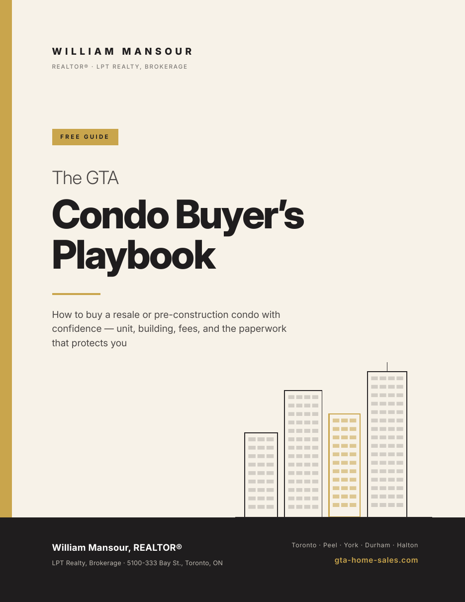 GTA Condo Buyer's Playbook cover