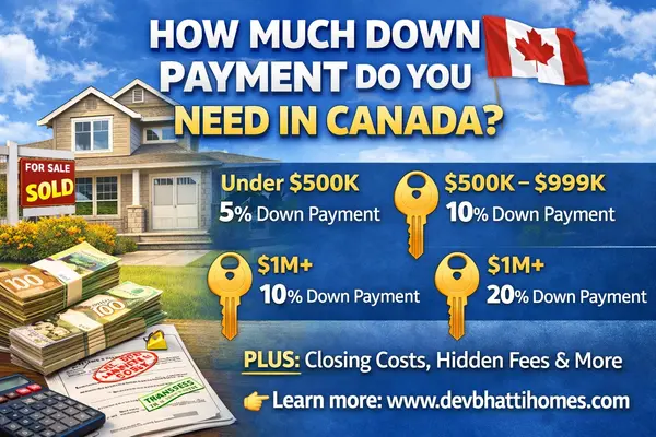 How Much Down Payment Do You Need in Canada?,DEV BHATTI