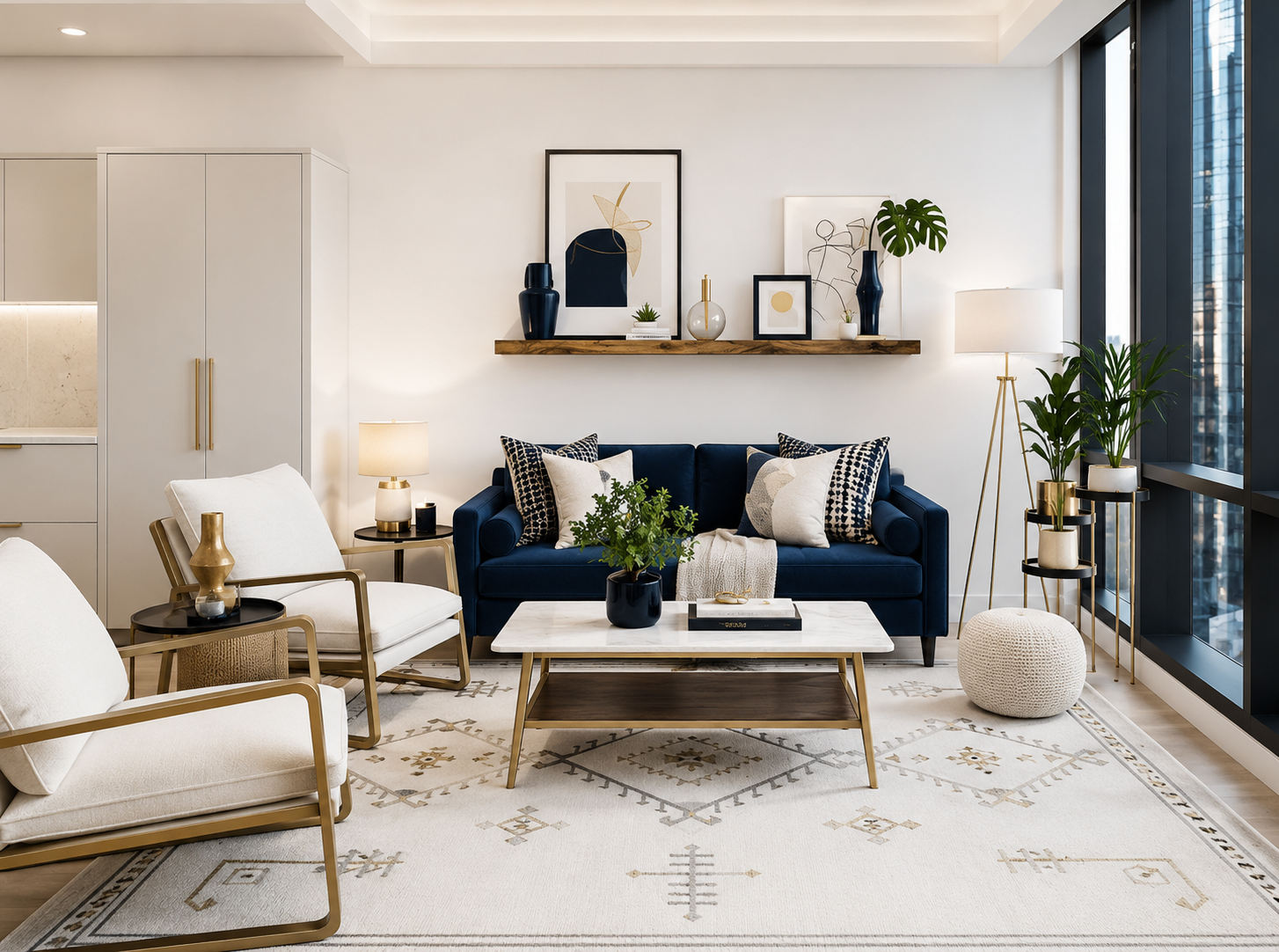 Modern living room interior