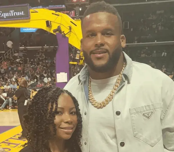 BRIANNE & LA RAMS SUPER BOWL CHAMPION AARON DONALD