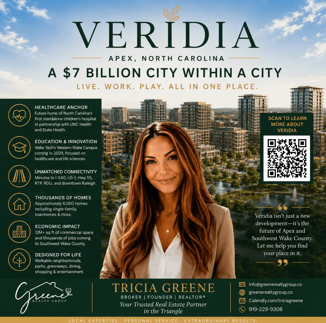 Veridia Apex: Why This $7 Billion Development Could Change the Future of Real Estate in the Triangle