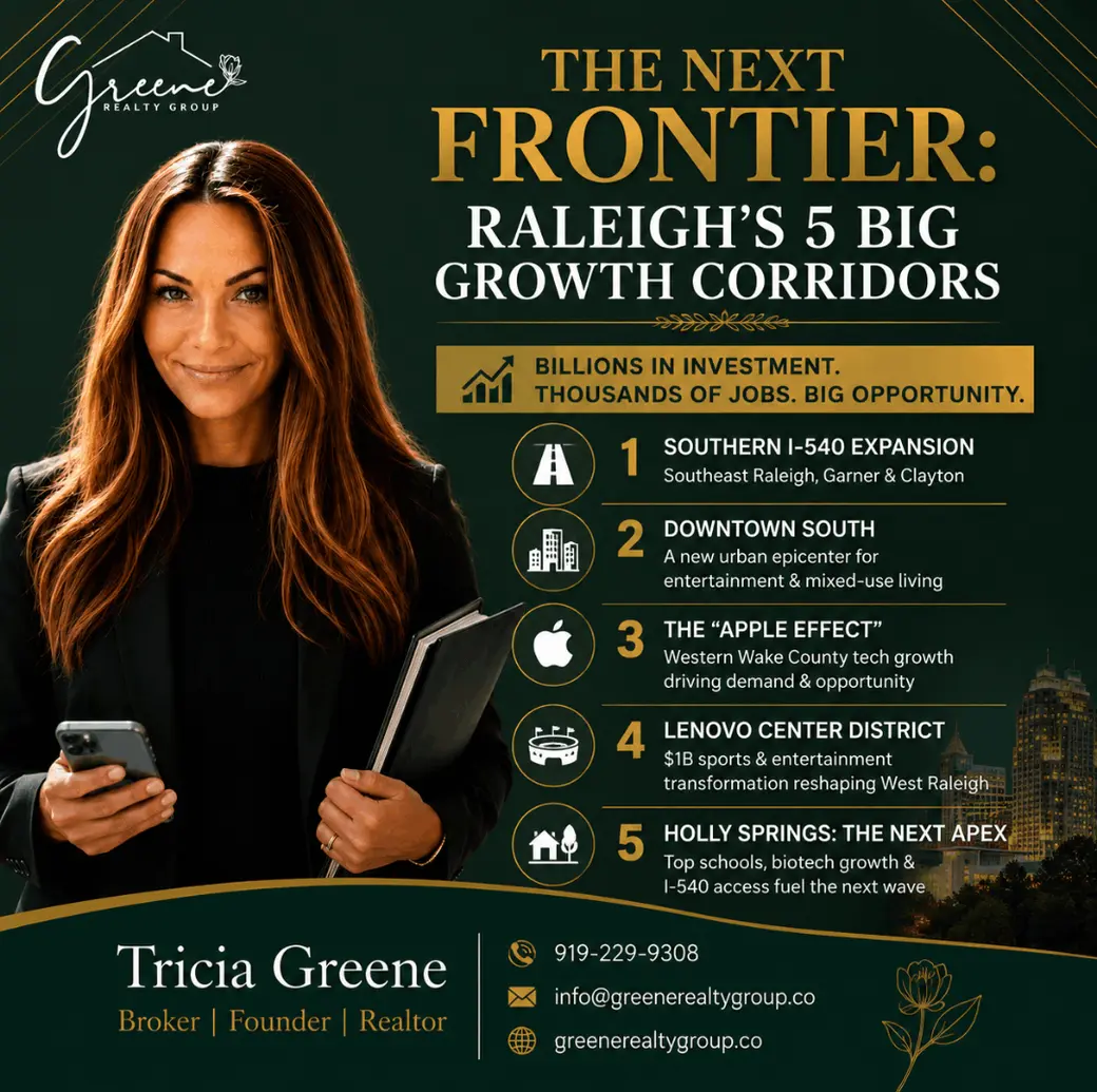 The Next Frontier: Raleigh's 5 Growth Corridors That Could Shape Home Values Through 2035