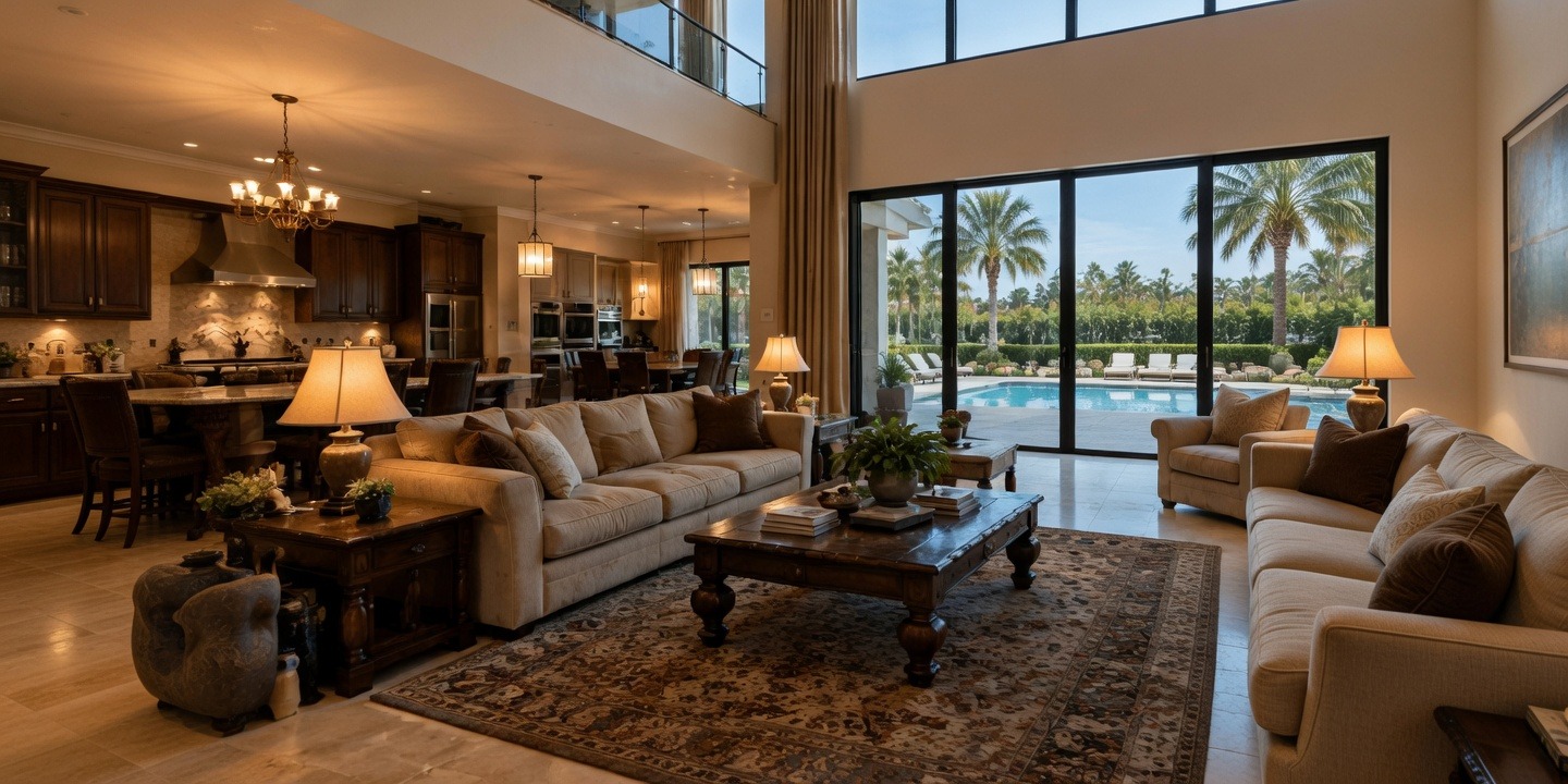 Central Florida home interior before property preparation