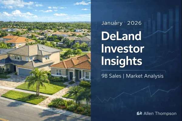 feature image of January 2026's Top Residential Sales Insights for DeLand Investors