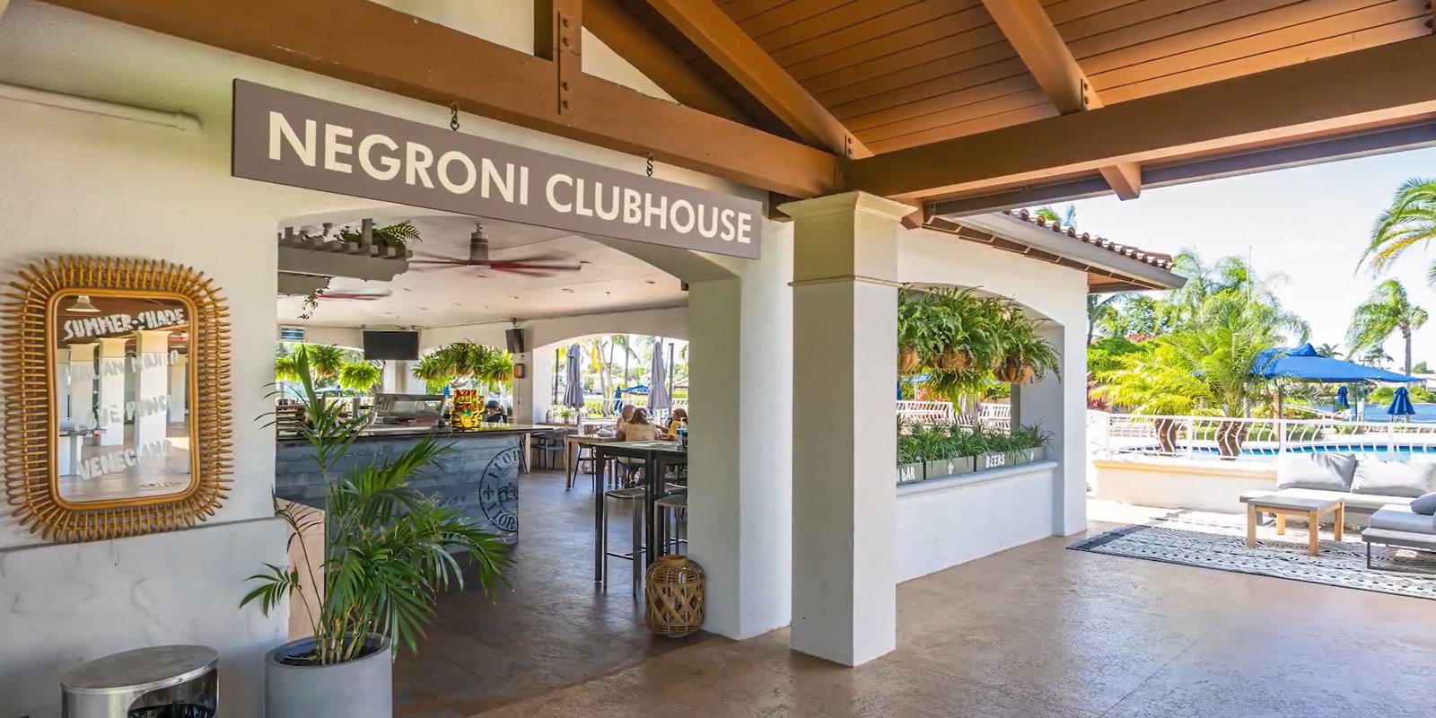 Negroni Clubhouse, restaurante de la casa club de Doral Isles