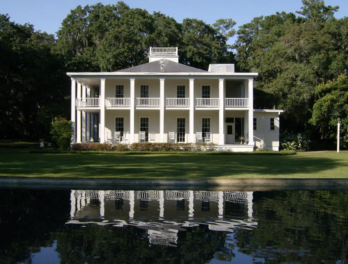 Eden Gardens State Park in Santa Rosa Beach, Florida, featuring historic architecture and landscaped gardens.