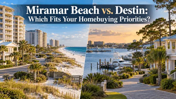 feature image of Miramar Beach vs. Destin: Which Fits Your Homebuying Priorities?
