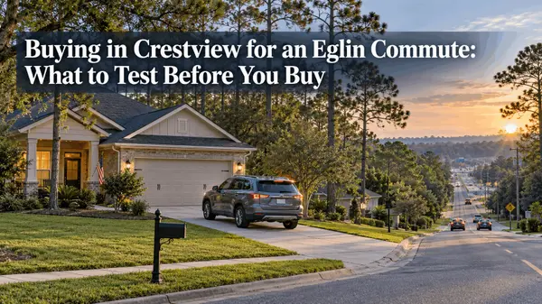 Buying in Crestview for an Eglin Commute: What to Test Before You Buy