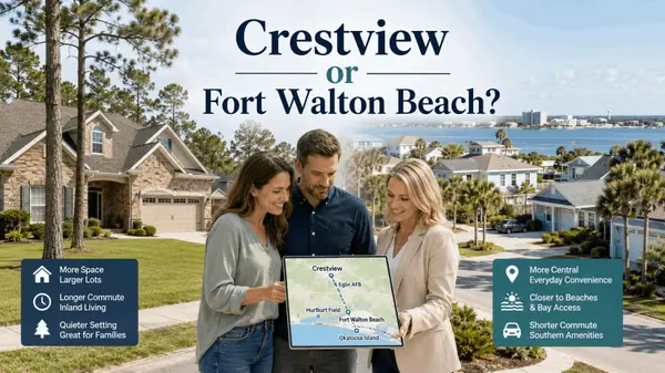 feature image of Top Reasons to Move from Crestview to Fort Walton Beach